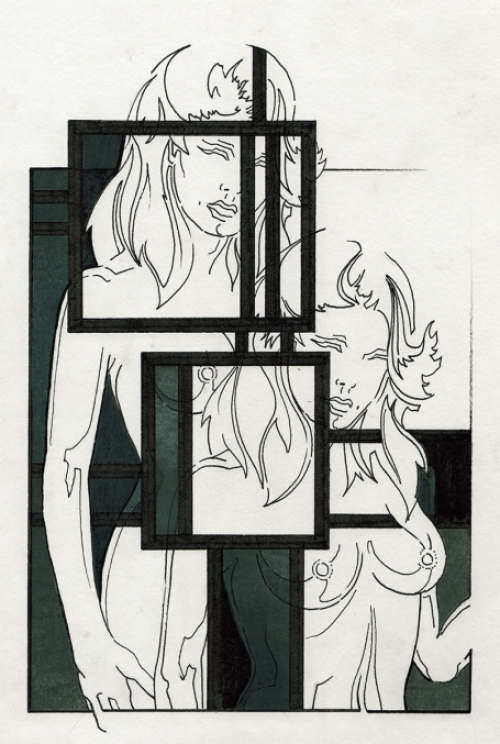 Tekening van de Belgische kunstenaar Eugène Eechaut kopen