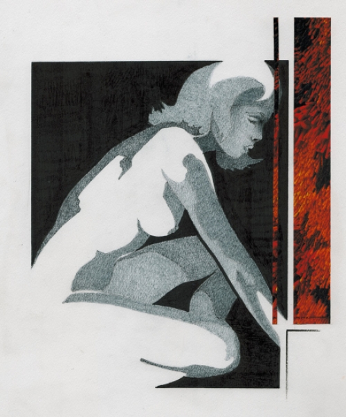 Tekening van de Belgische kunstenaar Eugène Eechaut kopen