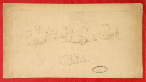 Tekeningen van Belgische kunstenaar Eugène Verboeckhoven