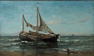 De Nederlandse kunstenaar Eugène Wolters