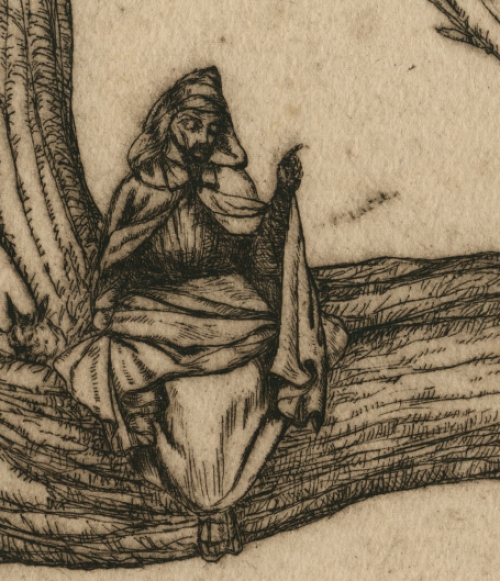 Gesigneerde ets van Eugeen Yoors