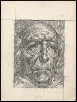 Tekening en ets van de Belgische kunstenaar Edmond Van Dooren kopen