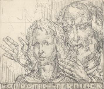 Kunstwerkjes op papier van Van Dooren Edmond