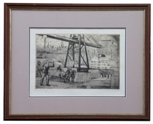 Ets van de Belgische kunstenaar Romain Malfliet