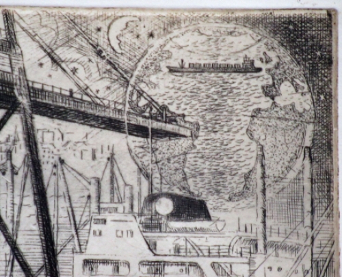 Belgische etser en tekenaar Romain Malfliet