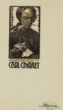 Ex libris van de Belgische kunstenaar Hubert Dupond kopen