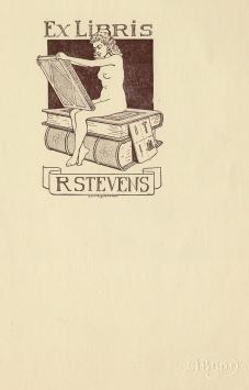 Léon Eygelshoven met een kleine ex libris