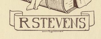 Brusselse kunstenaar Léon Eygelshoven met een grafisch kunstwerkje