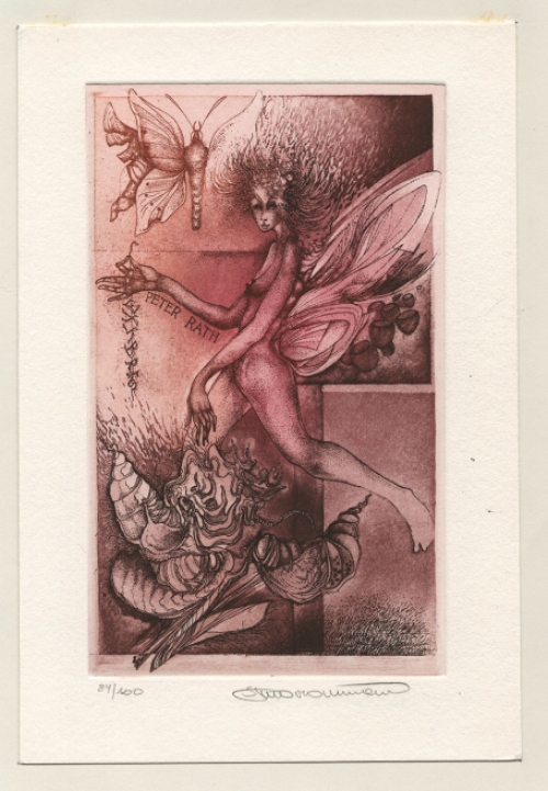 Ex Libris van Stijn Mommen voor Peter Rath