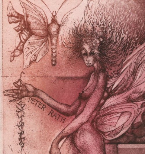 Stijn Mommen met een kleine ex-libris