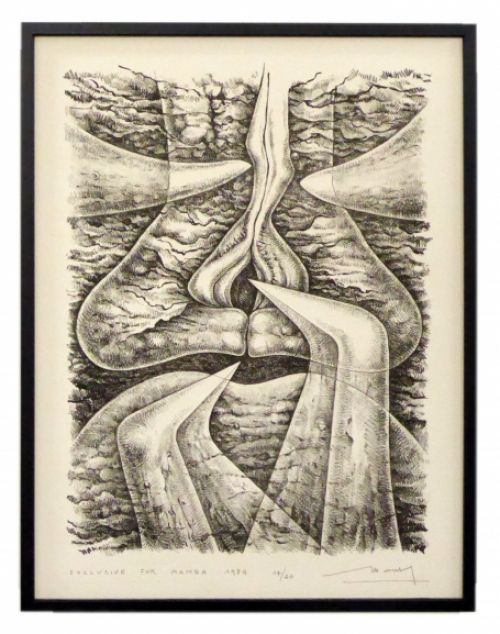 Litho van Roland Monteyne