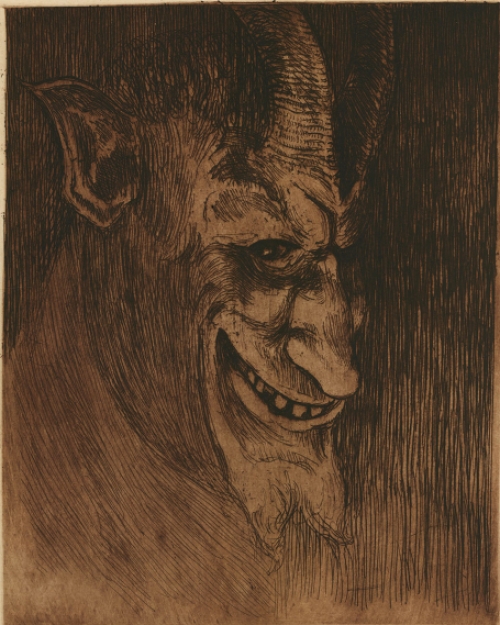 Belzébuth van de etser Léon Eygelshoven