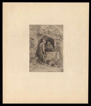 Ets van de Belgische etser Ferdinand de Braekeleer