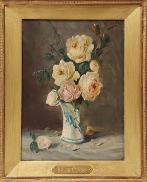 Kunstwerk op paneel van de Belgische kunstenaar Franz de De Vadder
