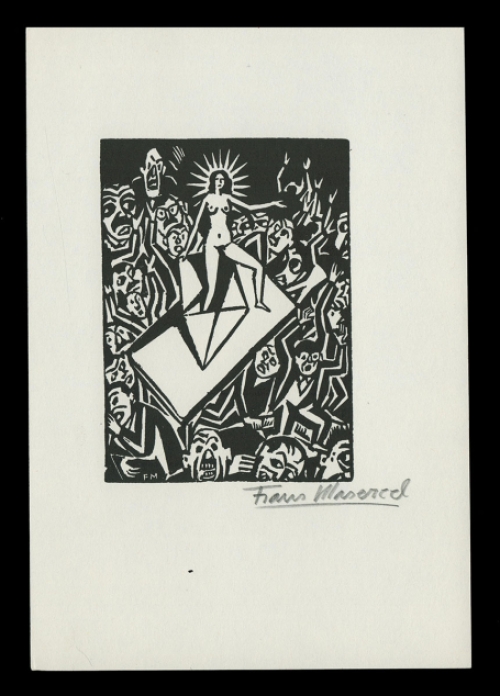 Houtsnede van Belgische houtsnijder Frans Masereel kopen