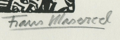 Houtsnede uit het boekje idée