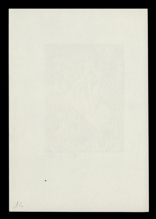 Houtsnede 12/83 :  L'Idée