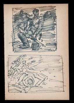 Tekeningen van Belgische graficus Frans Masereel kopen