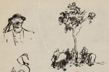 boeren en boerinnen aan het werk