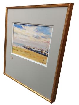 Oude zeemuur, Zeebrugge 1976