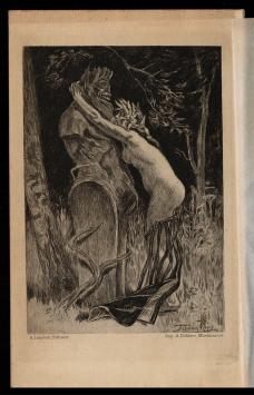 Graficus, Félicien Rops met een heliogravure gepubliceerd uit Curieuse