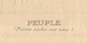 Heliogravure Peuple 1905 Exsteens 1036.2