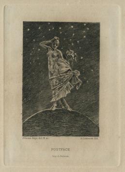 Félicien Rops met een photogravure