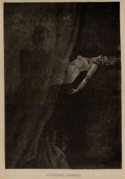 Félicien Rops met een heliogravure