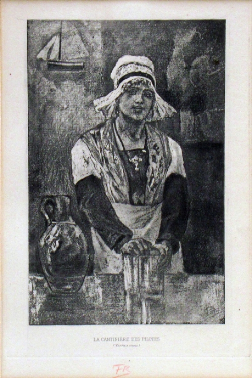 Félicien Rops met een heliogravure