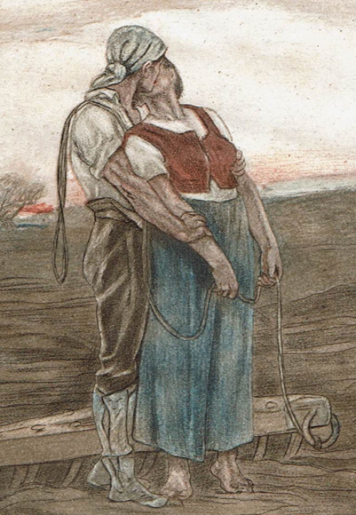Le bout du sillon van  Félicien Rops
