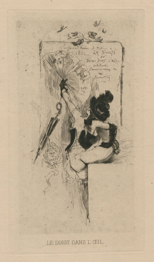 Félicien Rops met een heliogravure