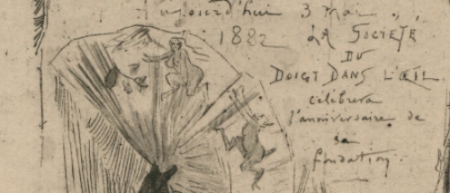 Heliogravure Le doigt dans l'oeil  Exsteens 597.3