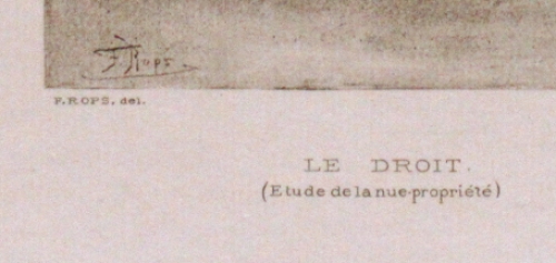 Le Droit (Etude de la nue propriété) 1924 Exsteens 1125