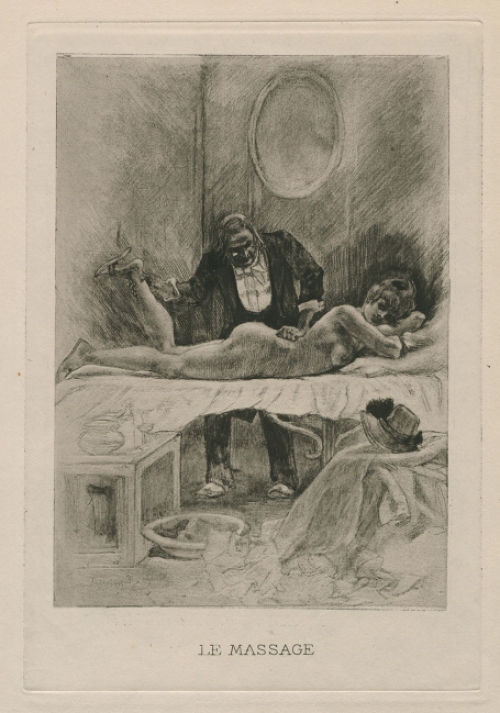 Félicien Rops met een heliogravure uit 1908