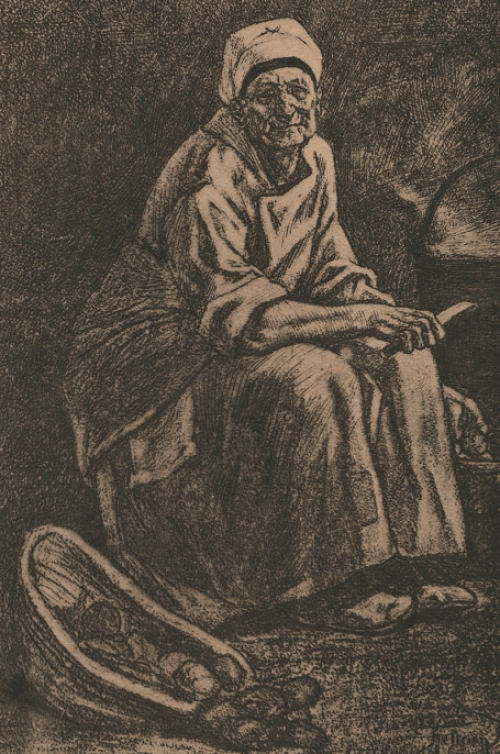 Ets van de Belgische etser F. rops