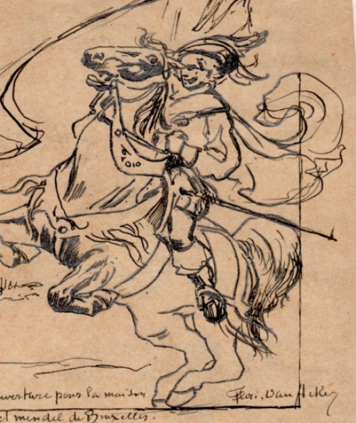 Een tekening van Florimond Van Acker kopen