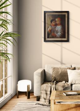 Twee koorknapen – Olie op doek – Marthe De Spiegeleir – 20e eeuw