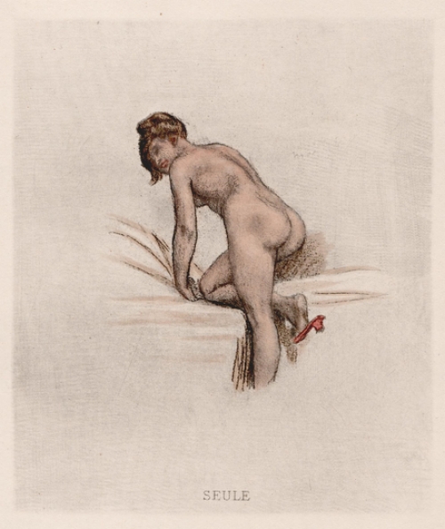 Félicien Rops met een heliogravure
