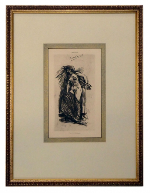 Gravure van Félicien Rops