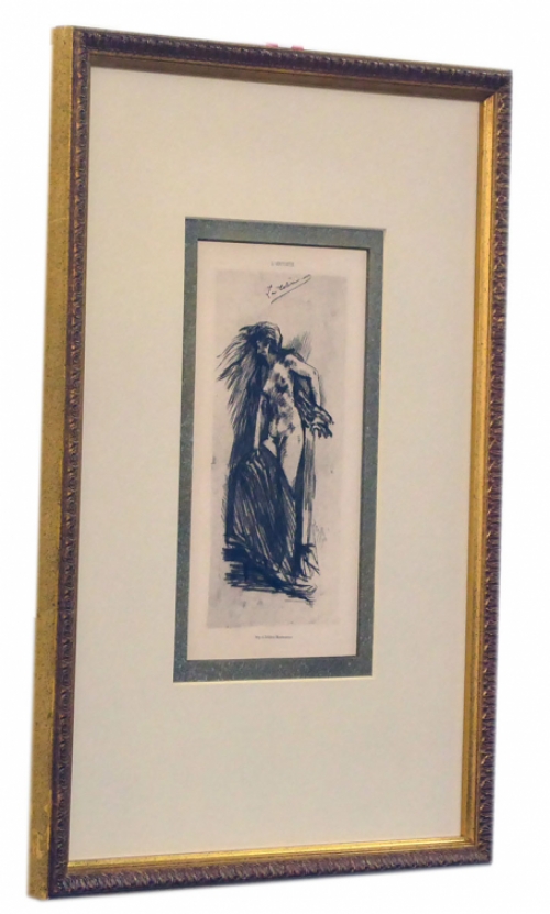 Gravure La colère uit L'artiste