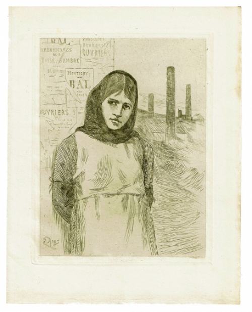 Etching van Félicien Rops