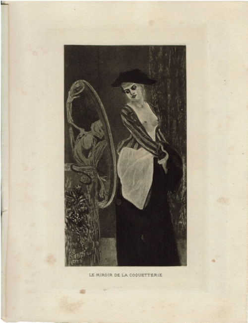 Félicien Rops met een heliogravure