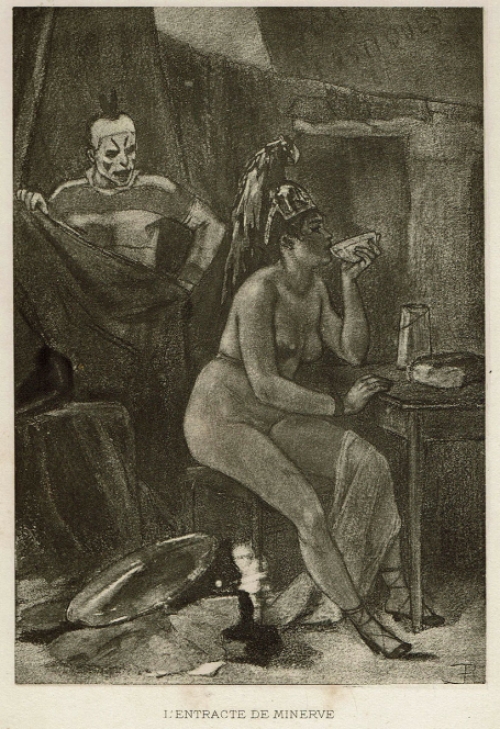 Félicien Rops met een heliogravure