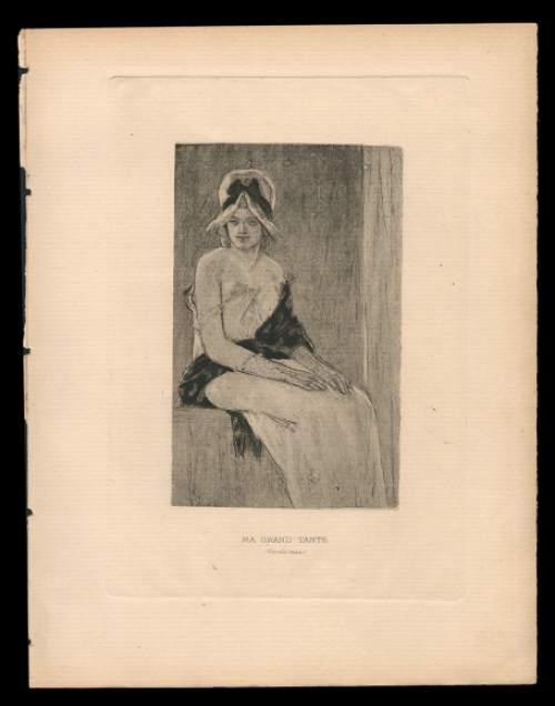 Galvanische druk van Félicien Rops