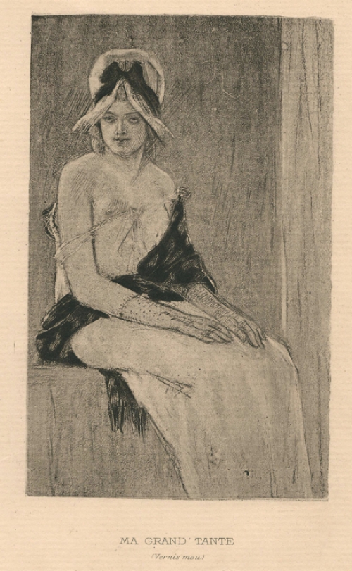 Ma grand Tante Exteens 1100 van  Félicien Rops