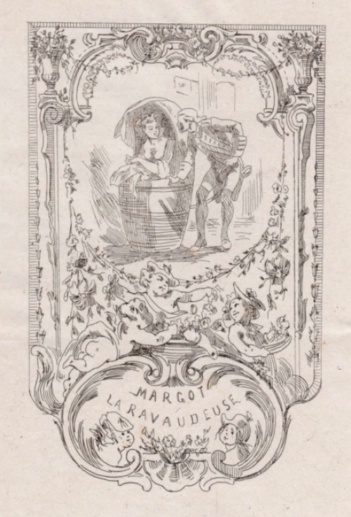 Gravure, een ets van Félicien rops kopen