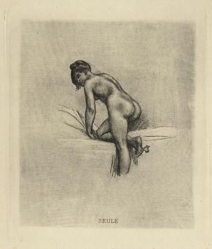 Félicien Rops met een heliogravure uit 1908