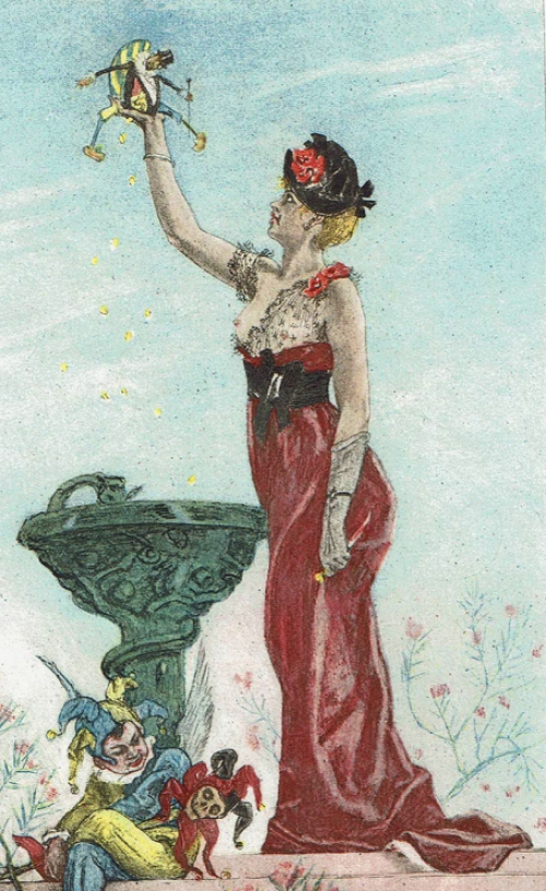 La Dame au pantin van  Félicien Rops