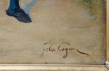 Belgische kunstschilder Felix Cogen