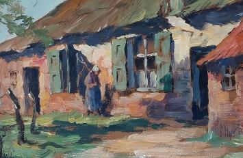 Felix Eyskens met een boerderij te Bornem
